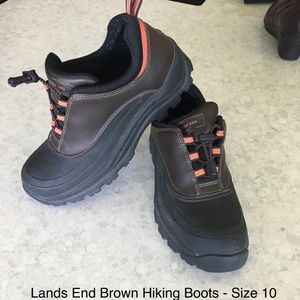 Land End Brown Hiking Boot
